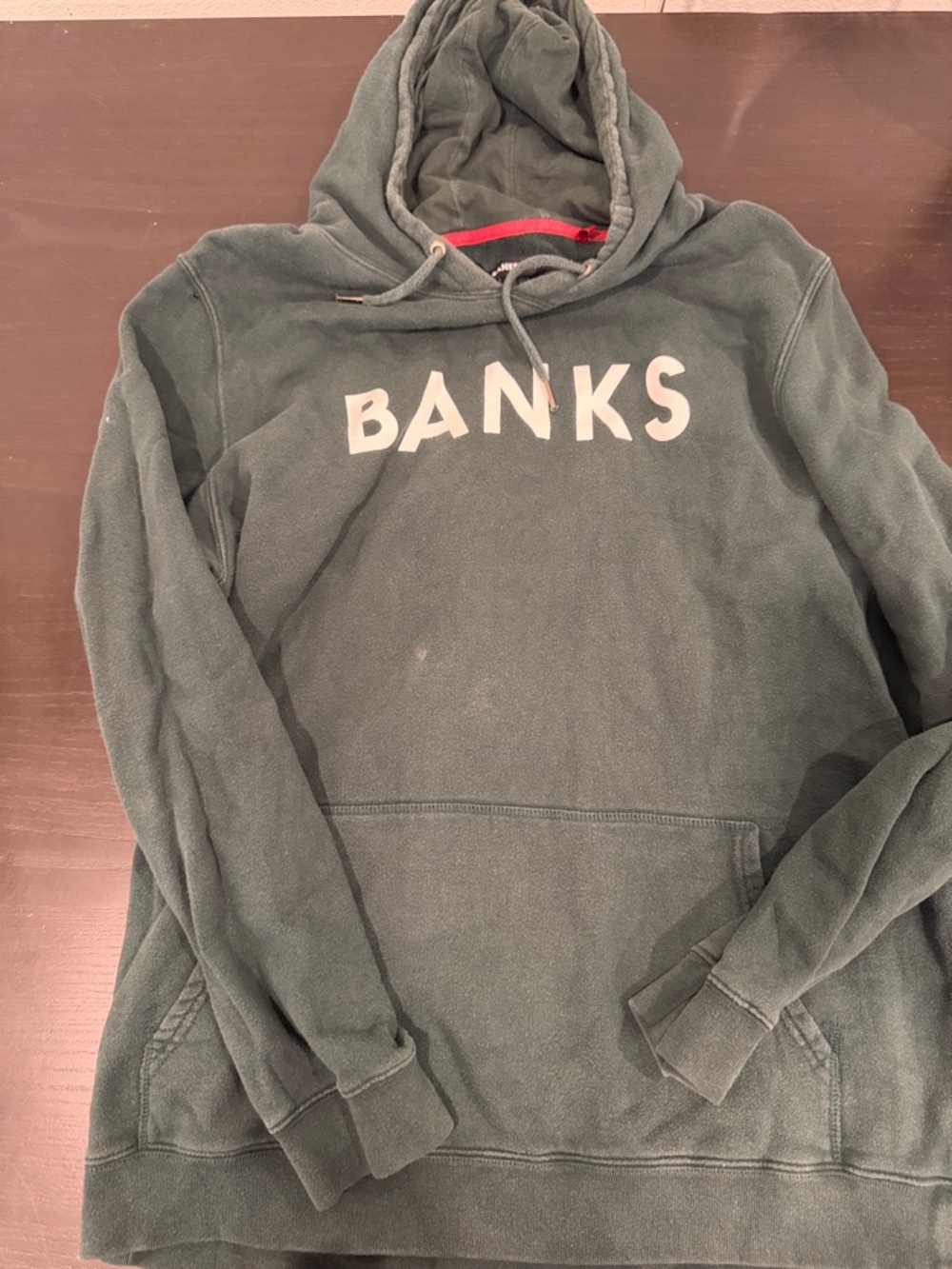 Men's Banks Forest Green Pullover Hoodie
